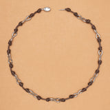 Brown Sea Knot Leather Rope Necklace