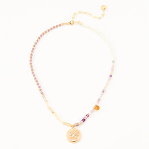 ALETHA AMETHYST PENDANT NECKLACE