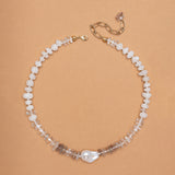 IVORY CRYSTAL NECKLACE