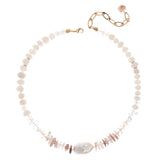 IVORY CRYSTAL NECKLACE