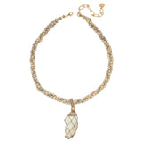 MARBLE SANDS CHOKER NECKLACE (PRE-ORDER TAKES 15 DAYS)