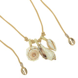 SEASHORE TRIO CHARM NECKLACE (PRE-ORDER TAKES 15 DAYS)