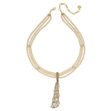 PEARL SHELL TIERED NECKLACE (PRE-ORDER TAKES 15 DAYS)