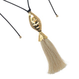 GOLDEN OCEAN TASSEL NECKLACE (PRE-ORDER TAKES 30 DAYS)