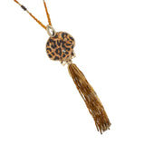TIGER CHELL TASSEL NECKLACE (PRE-ORDER TAKES 15 DAYS)