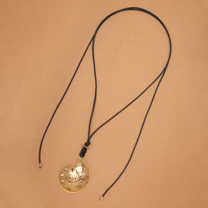 GOLDEN RATIO NAUTILUS NECKLACE (PRE-ORDER TAKES 30 DAYS)
