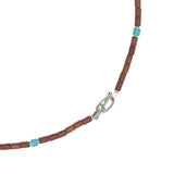 Sandy Coast Beads & Turquoise Necklace