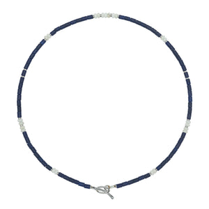 Ocean Current Beads & Magnesite Necklace