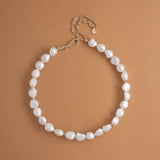 CHUNKY SINGLE STRAND CLASSIC PEARL NECKLACE