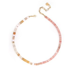 CHERRY MIX BEADED NECKLACE