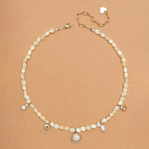 DAINTY SHELL SUNSHINE NECKLACE