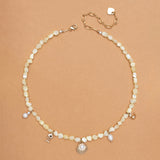 DAINTY SHELL SUNSHINE NECKLACE