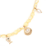 DAINTY SHELL SUNSHINE NECKLACE