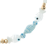 SOFT BLUE WAVES NECKLACE