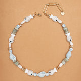 SOFT BLUE WAVES NECKLACE