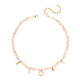 SANDY BEACH GOLD SHELL NECKLACE