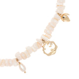SANDY BEACH GOLD SHELL NECKLACE