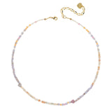 PURPLE PERIDOT MIX NECKLACE