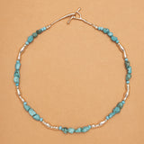 LOCK LOOP TURQUOISE NECKLACE
