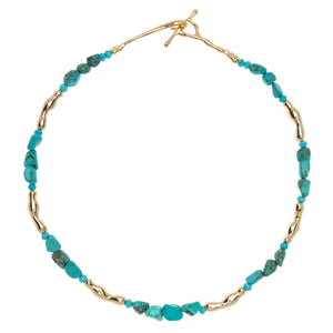 LOCK LOOP TURQUOISE NECKLACE