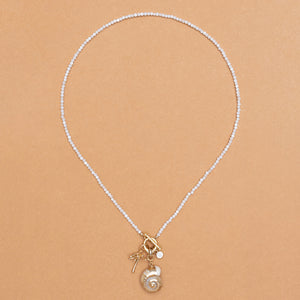 DAINTY BEACH CHARM NECKLACE