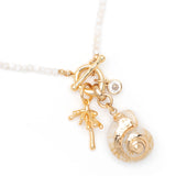 DAINTY BEACH CHARM NECKLACE