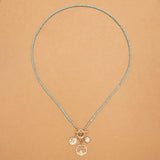 TURQUOISE CHARM PENDANT NECKLACE
