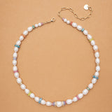 MOMMYS & ME MIX PEARL  MECKLACE
