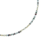 Seashells Beads & Moss Agate Necklace