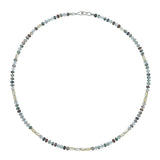 Seashells Beads & Moss Agate Necklace