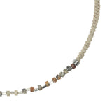 Tide Weave Leather Rope & Brown Jasper Stone Necklace
