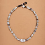 MOONSTONE PEARL NECKLACE