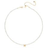 WHITE PEARL W BEAD FASHION NECKLACE