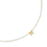 WHITE PEARL W BEAD FASHION NECKLACE