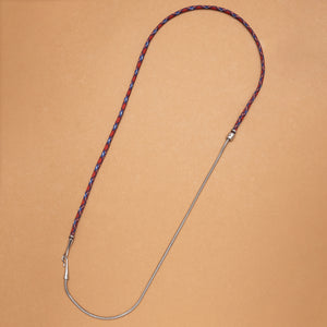 RED CURRENT ROPE NECKLACE