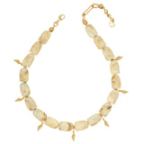 MARBLE PEBBLE STATEMENT NECKLACE (PRE-ORDER TAKES 15 DAYS)