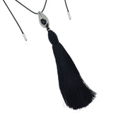 NOIR ÉCLIPSE TASSEL NECKLACE (PRE-ORDER TAKES 30 DAYS)