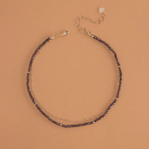 LUCKY CHARM NECKLACE GARNET