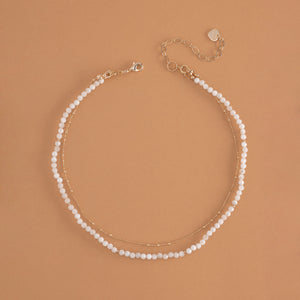 LUCKY CHARM NECKLACE MOONSTONE