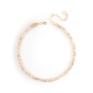 LUCKY CHARM NECKLACE MULTICOLORMOONSTONE