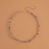 LUCKY CHARM NECKLACE MULTICOLORMOONSTONE