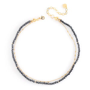 LUCKY CHARM NECKLACE HEMATITE