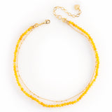LUCKY CHARM NECKLACE YELLOWJADE