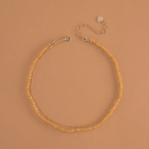 LUCKY CHARM NECKLACE YELLOWJADE