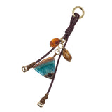 PALMA BLUE AGATE KEYCHIAN