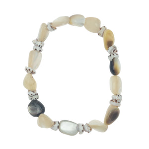 COASTAL SOUL SEASHELL & MOTHER OF PEARL BRACELET