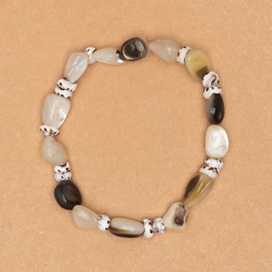 COASTAL SOUL SEASHELL & MOTHER OF PEARL BRACELET