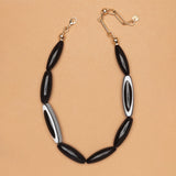 ALBA BLACK AGATE NECKLACE