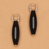 ALBA BLACK AGATE EARRINGS