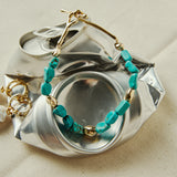 CHUNKY TURQUOISE STONE BRACELET